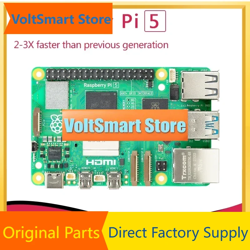 Raspberry Pi 5 8Gb Board - VoltSOfficial Raspberry Pi 5 Cortex-A76 Linux