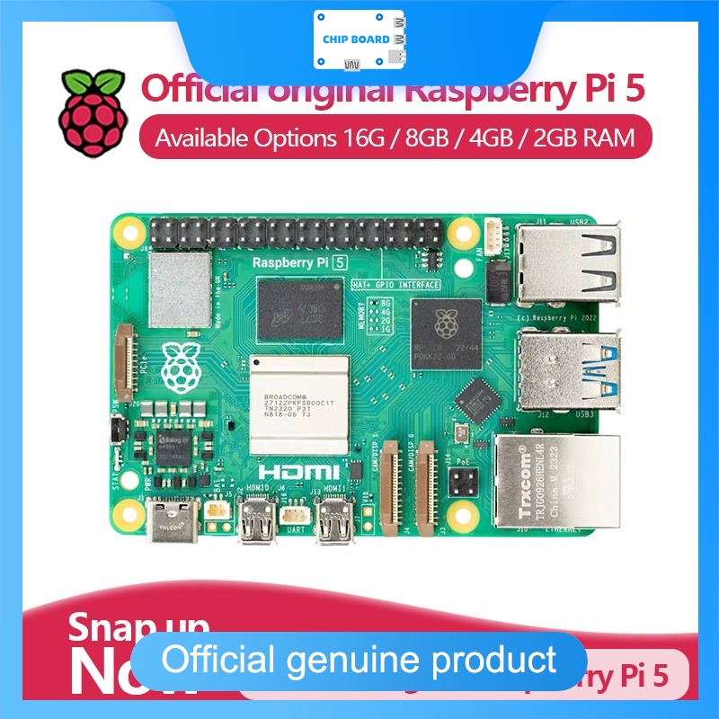 Raspberry Pi 5 8Gb Board - Official Raspberry Pi 5 Single Board