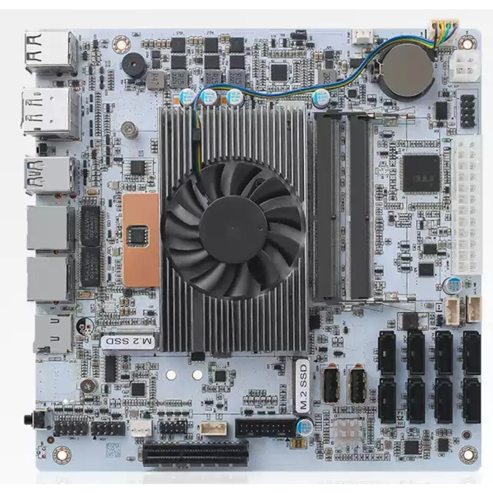 Nas Motherboard 8 Sata Mini Itx - Mini‑ITX White M11 NAS Motherboard I5‑8265U
