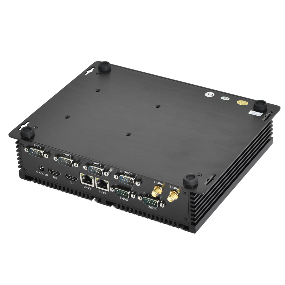 Fanless Industrial Pc Rs485 Core I7 - Big Sale industrial Computer 6*COM RS232