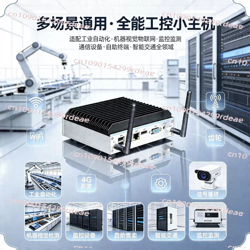 Fanless Industrial Pc Rs485 Core I7 - Mini Industrial PC - Quad-Core N100/J1900/J6412,