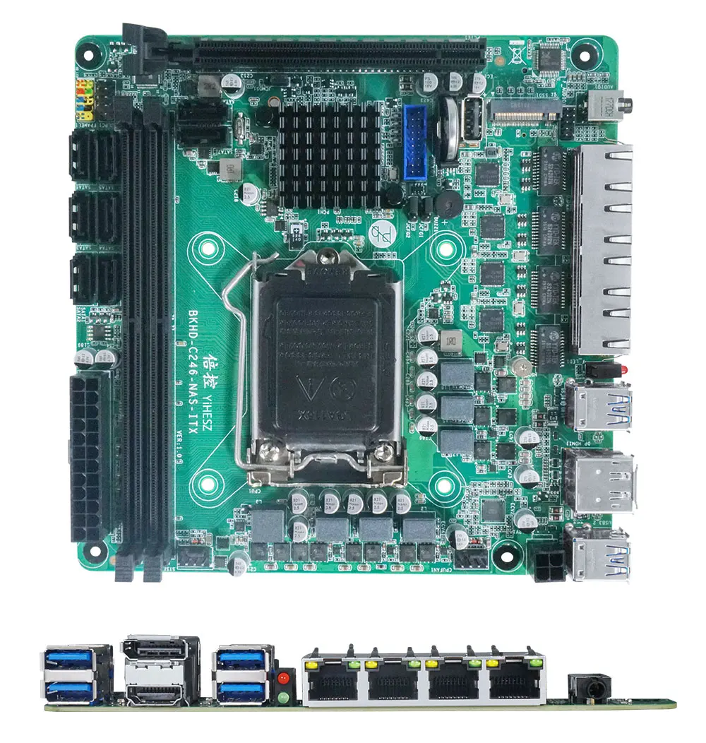 C246 ITX NAS Motherboard Suppo - Nas Motherboard 8 Sata Mini Itx review and price