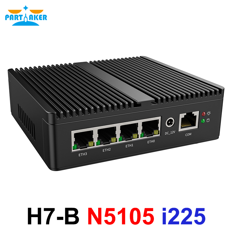 Partaker Mini PC N5105 N150 J4 - Pfsense Firewall Router 2.5G 4 I226 review and price