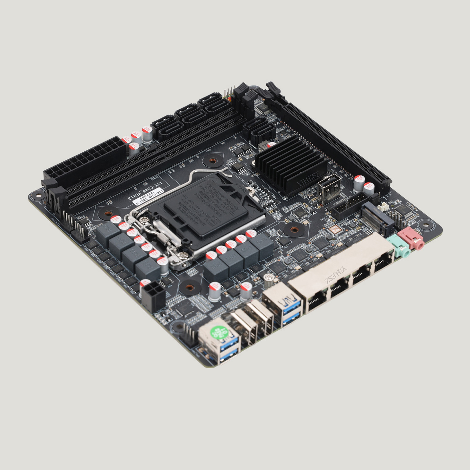 C246 Mini-ITX Motherboard 8 Ba - Nas Motherboard 8 Sata Mini Itx review and price