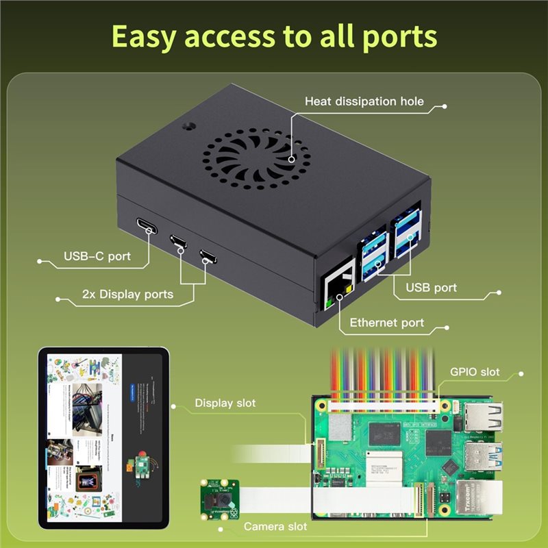 AS95-For Irasptek Starter Kit  - Raspberry Pi 5 8Gb Board review and price