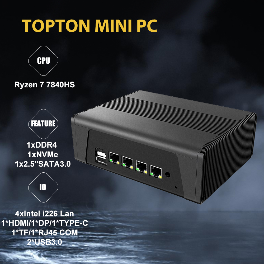 Super Deal Mini Soft Router AM - Amd Ryzen 7 7840Hs Mini Pc review and price