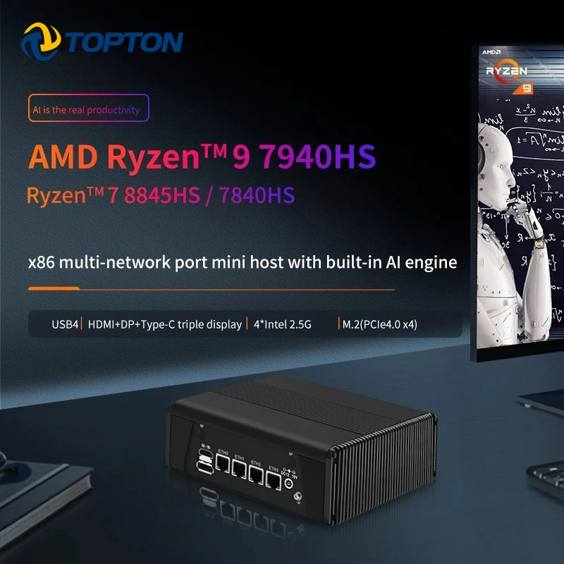 Super Deal Mini Soft Router AM - Amd Ryzen 7 7840Hs Mini Pc review and price