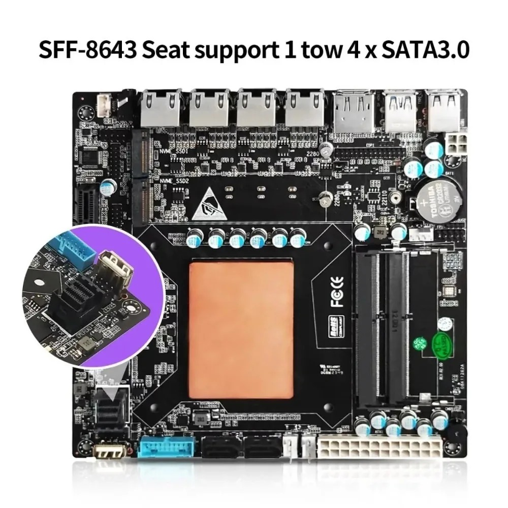 ITX NAS Motherboard with 11th  - Nas Motherboard 8 Sata Mini Itx review and price