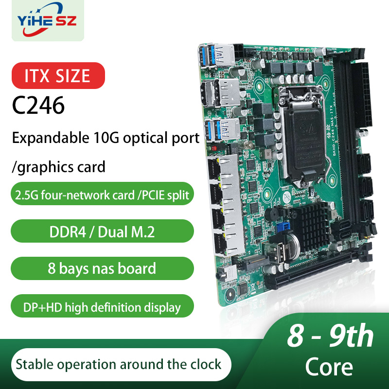 C246 8 SATA 8-Bays NAS Motherb - Nas Motherboard 8 Sata Mini Itx review and price