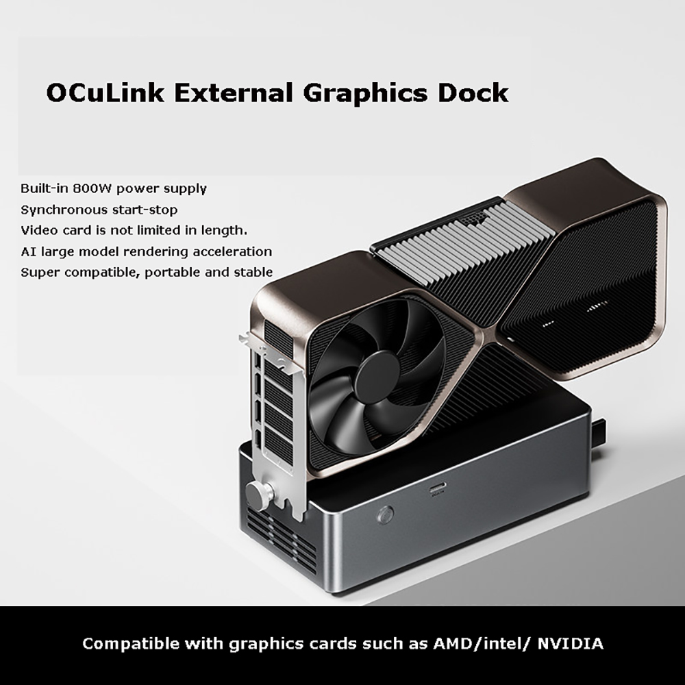 AG02/AG01 EGPU Dock with OCuLi - Oculink Egpu Mini Pc review and price