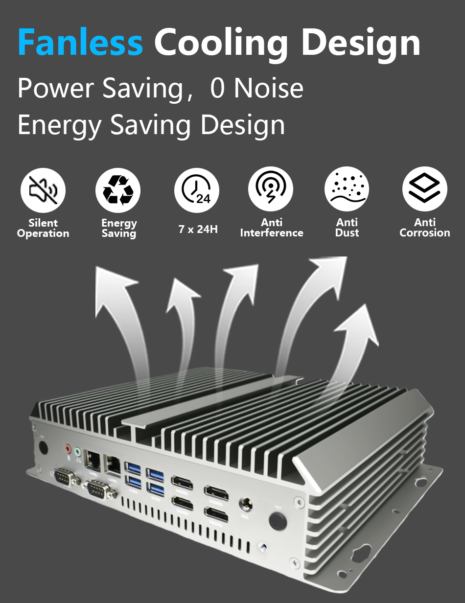 Fanless Industrial Mini PC 6xR - Fanless Industrial Pc Rs485 Core I7 review and price