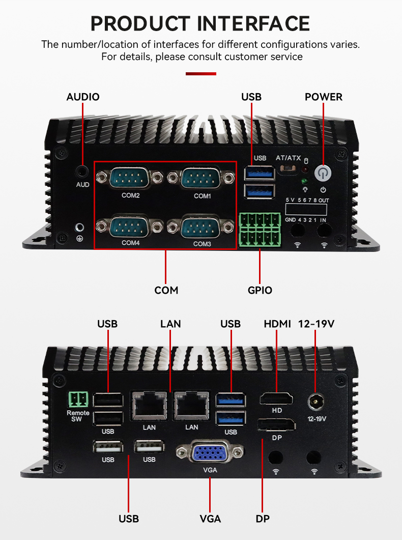 Quad Core N95 N97 Mini PC RS48 - Fanless Industrial Pc Rs485 Core I7 review and price