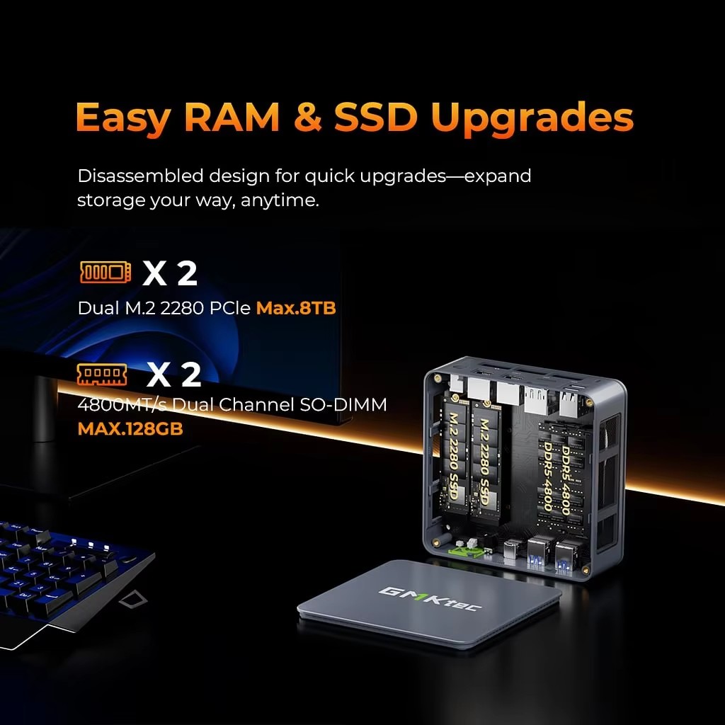 GMKtec Gaming Mini PC K6 M6 Ul - Amd Ryzen 7 7840Hs Mini Pc review and price