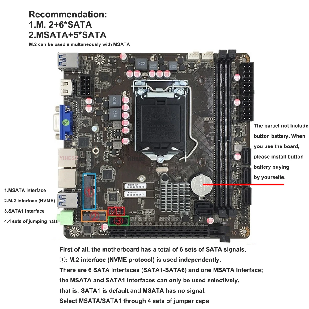B365 Mini-ITX Motherboard LGA  - Nas Motherboard 8 Sata Mini Itx review and price