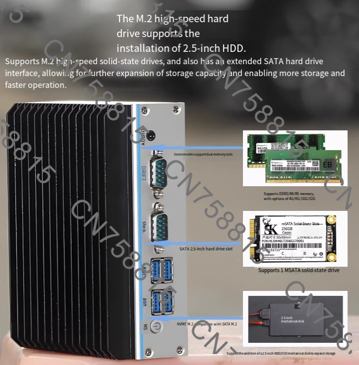 Dual LAN/Serial RS485, Fanless - Fanless Industrial Pc Rs485 Core I7 review and price