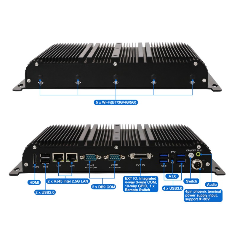 Rugged Fanless Industrial Comp - Fanless Industrial Pc Rs485 Core I7 review and price