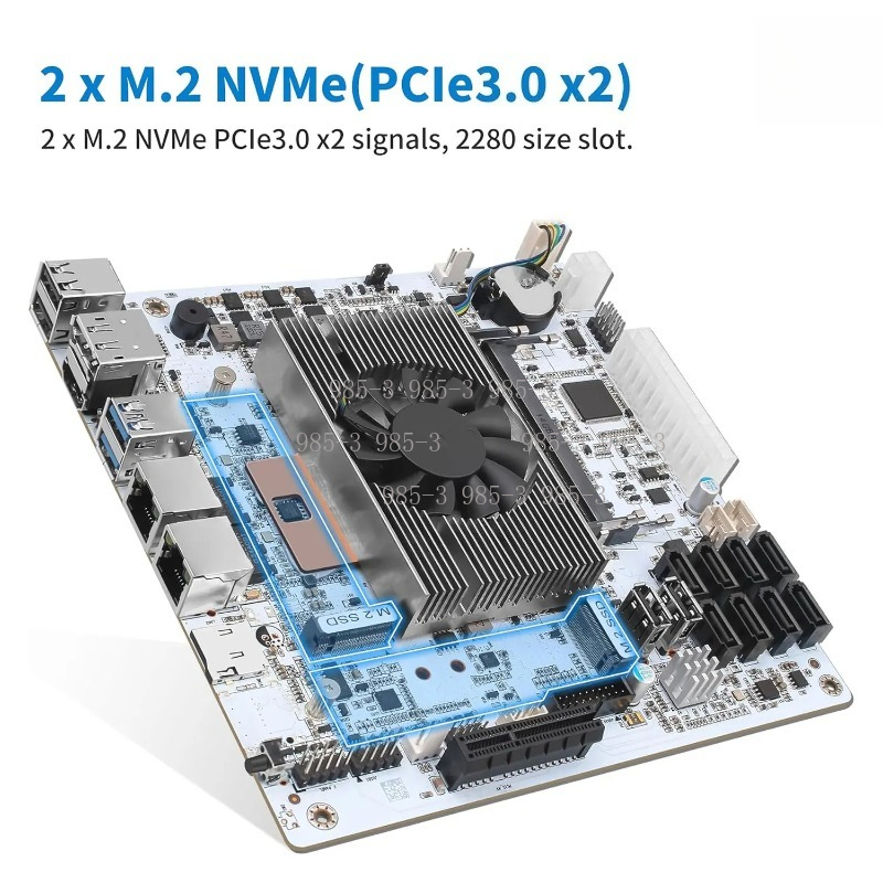 White Mini‑ITX M11 NAS Motherb - Nas Motherboard 8 Sata Mini Itx review and price