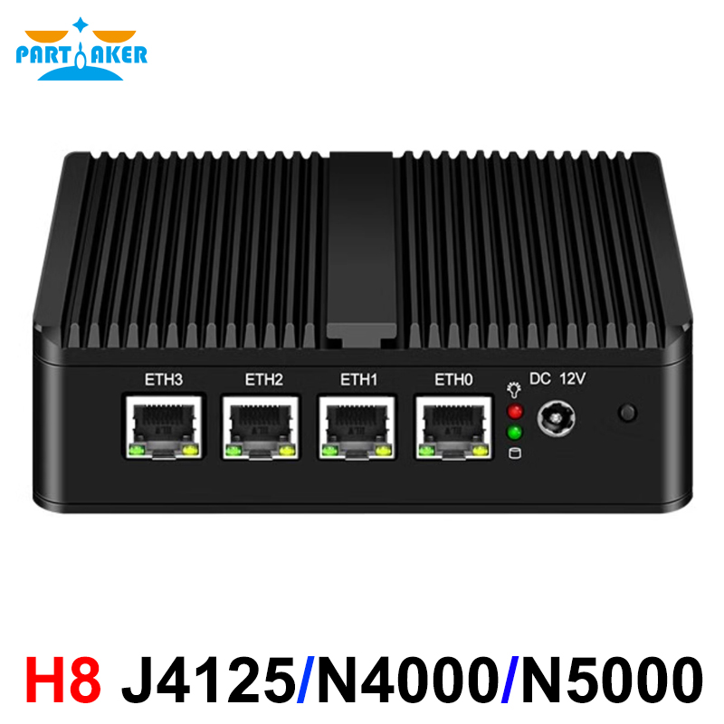 Partaker Fanless pfSense Route - Pfsense Firewall Router 2.5G 4 I226 review and price