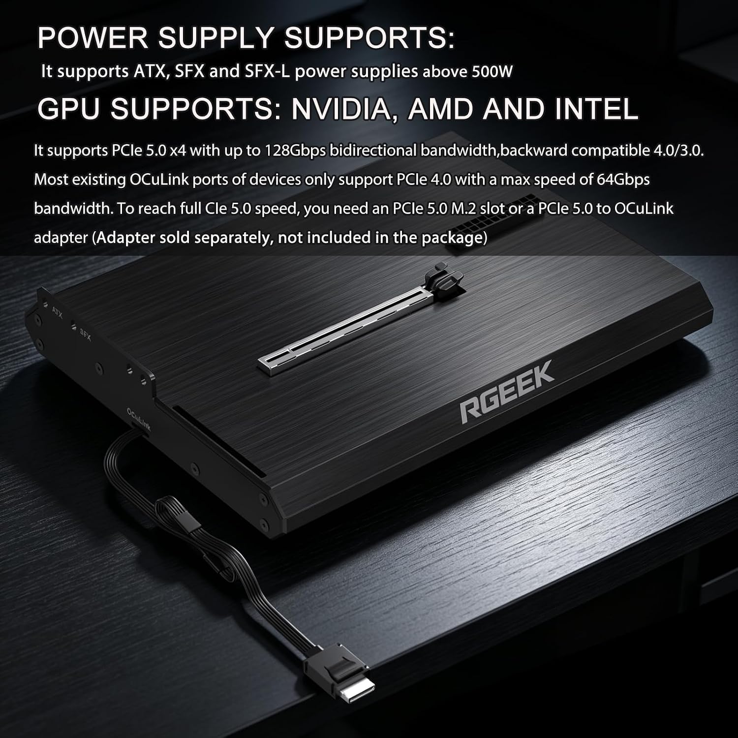 OCuLink eGPU Dock PCIe 5.0 x4  - Oculink Egpu Mini Pc review and price