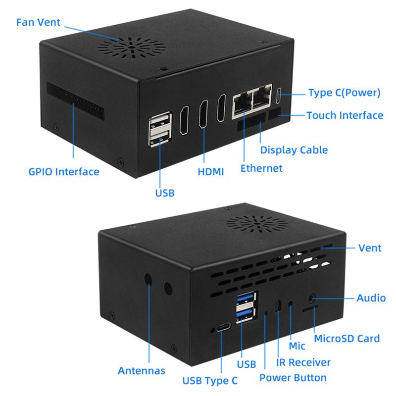 A29F-Metal Case High Quality C - Orange Pi 5 Plus 16Gb review and price