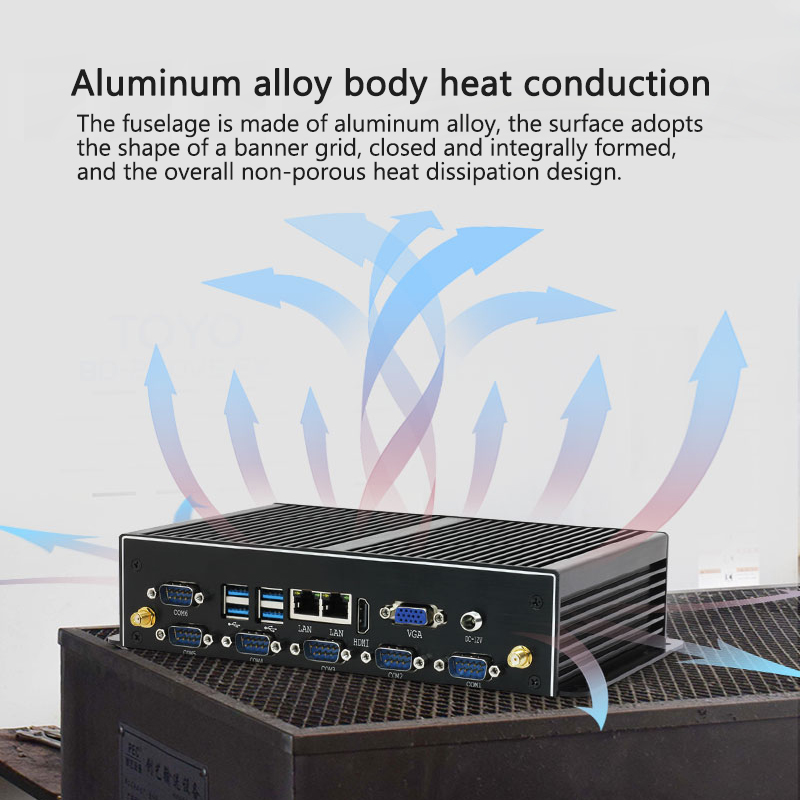 Industrial Mini PC Fanless Dua - Fanless Industrial Pc Rs485 Core I7 review and price