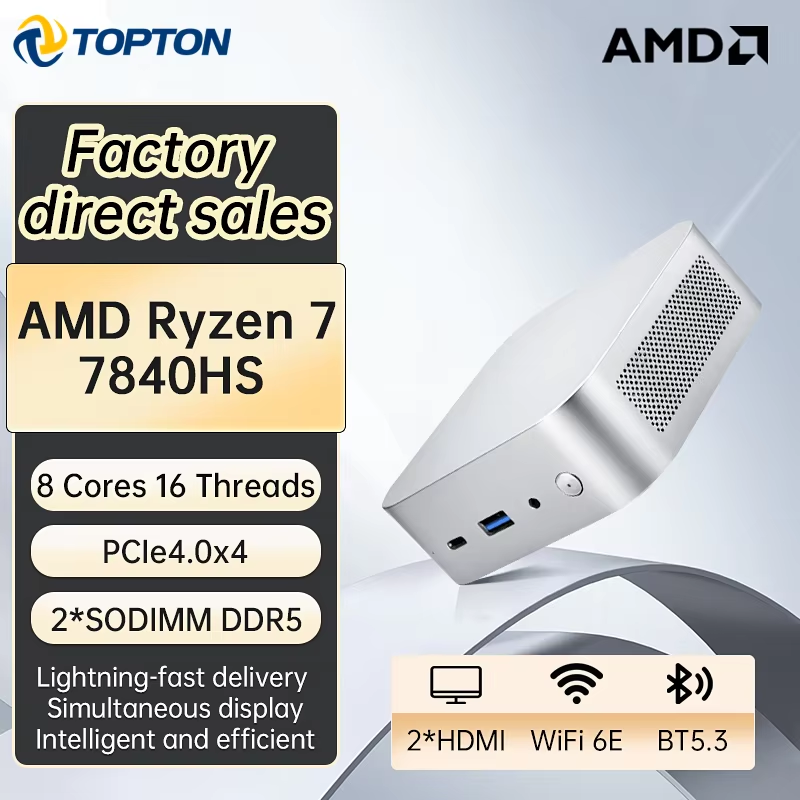 Topton AMD Ryzen 7 7840HS Gami - Amd Ryzen 7 7840Hs Mini Pc review and price